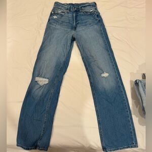 Gently used Gap “loose” fitting, high waisted jeans